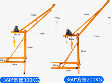 小型吊糧機(jī)選方管好還是圓管好